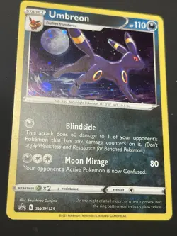 Umbreon - Promo SWSH: Sword & Shield Promo Cards SWSH129 NM/LP Pokemon TCG - Image 1