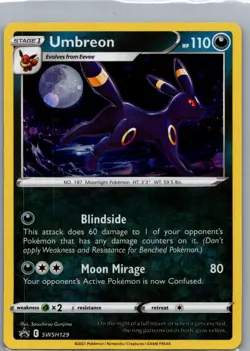 Umbreon Promo SWSH: Sword & Shield Promo Cards SWSH129 LP-NM - Image 1