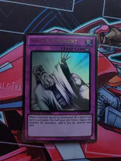 Solemn Judgment - Ghost/Gold Rare - GLD5-EN045 - Limited Edition - LP - Image 2