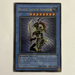 1996 Yu-Gi-Oh! TCG | Black Luster Soldier | 1st Edition Yugioh SYE-024 LP Single - Image 1