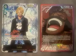 One Piece Op13 Alt Art Sec Promo Lot Gol.D.Roger Alt Sabo Alt - Image 2