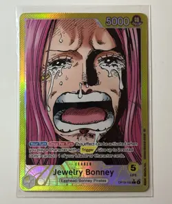 Jewelry Bonney (Alternate Art) OP13-100 Carrying On His Will Foil One Piece CCG - Image 1