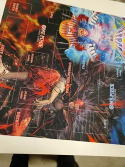 TAPPETINO 2 GIOCATORI ONE PIECE TCG 2 PLAYER OFFICIAL PROMO PLAYMAT BAGY SHANKS - Image 3