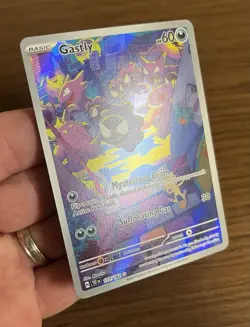 Pokemon TCG Gastly 177/162 Temporal Forces Full Art IR Holo NM/Mint - Image 2