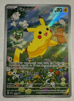 PIKACHU SVP 088 Scarlet & Violet Full Art Promo Pokemon Card Black Star Promo NM - Image 1