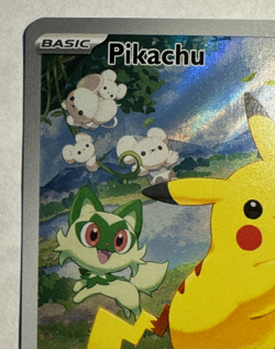 PIKACHU SVP 088 Scarlet & Violet Full Art Promo Pokemon Card Black Star Promo NM - Image 2