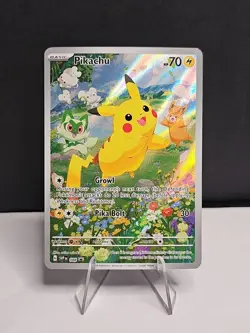 PIKACHU SVP 088 Scarlet & Violet Full Art Promo Pokemon Card Black Star Promo NM - Image 1