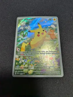 PIKACHU SVP 088 Scarlet & Violet Full Art Promo Pokemon Card Black Star Promo NM - Image 1