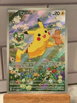 PIKACHU SVP 088 Scarlet & Violet Full Art Promo Pokemon Card Black Star Promo NM - Image 1