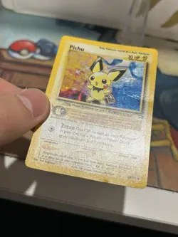 Pichu 12/111 Pokemon Neo Genesis Unlimited Holo Rare Card WOTC MP - Image 5