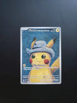 Pikachu with Grey Felt Hat SVP 085 Van Gogh Promo Card NM/M - Image 1
