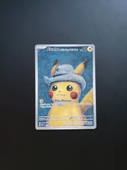 Pikachu with Grey Felt Hat SVP 085 Van Gogh Promo Card NM/M - Image 1