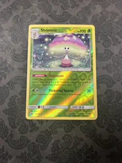 Pokemon TCG Sun & Moon Base Set Shiinotic Reverse Holo Card 17/149 - Image 1