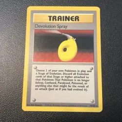 Devolution Spray 072/102 Base Set Rare Pokemon Card Mint Condition - Image 1