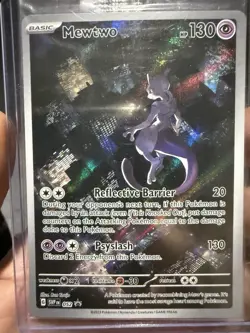 Pokemon TCG Mewtwo 052 Scarlet & Violet Promo Holo Basic 130 HP Card - Image 1