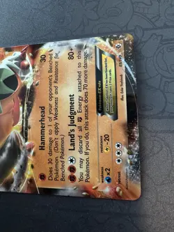 Pokemon TCG Landorus EX Ultra Rare Holo Card Boundaries Crossed 89/149 - Image 4