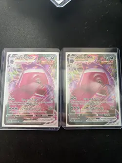 (2) Pokemon TCG Gengar VMAX 157/264 Fusion Strike Ultra Rare Full Art Holo Card - Image 1