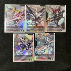 2025 Gundam Card Game English G Generation EX Base Tokens Set 5pcs Promo - Image 2