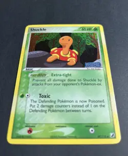 Pokemon TCG Shuckle 47/115 EX Unseen Forces 2005 Reverse Holo Card - Image 3