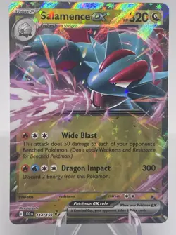 Salamence ex 114/159 Journey Together Double Rare Pokemon TCG Card🔥 - Image 1