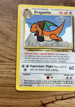 Pokemon TCG Dragonite 05/53 Wotc Promo Kids WB Movie Promo 90HP Card 1999 - Image 4