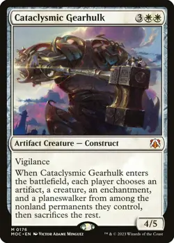 MTG Cataclysmic Gearhulk ** March of the Machine Commander ** English (NM) - Image 1