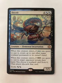 Deceit Lorwyn Eclipsed Regular NM Near Mint - Image 1