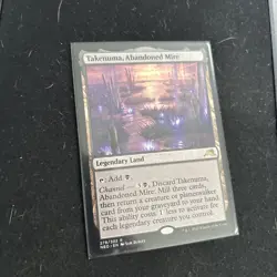 Mtg Takenuma, Abandoned Mire - Kamigawa Neon Dynasty + Bonus Foils - Image 4