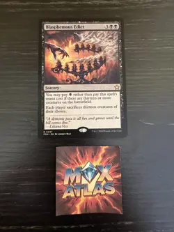 MTG - Blasphemous Edict - FDN 0057 - Foundations - Rare - Magic the Gathering - Image 1