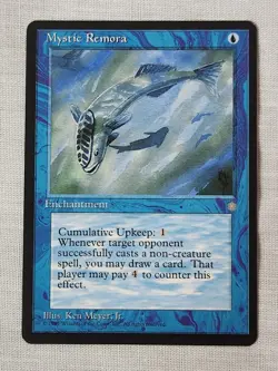 NM Mystic Remora Ice Age Mtg Magic the Gathering - Image 1