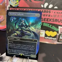 Youthful Valkyrie 1588 Rainbow Foil Hatsune Miku Secret Lair SLD MTG NM - Image 4