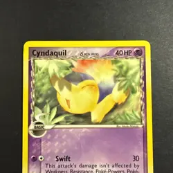 NM Pokemon TCG Cyndaquil (Delta Species) EX Dragon Frontiers 45/101 Common - Image 2
