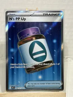 N's PP Up 262/217 Full Art Ultra Rare Pokemon Ascended Heroes ENGLISH NM - Image 1