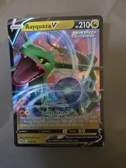 Rayquaza V 100/159 Pokemon TCG Crown Zenith 2021 Holo Ultra Rare Near Mint NM - Image 1