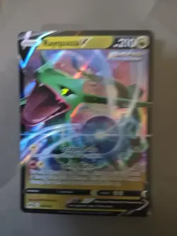 Rayquaza V 100/159 Pokemon TCG Crown Zenith 2021 Holo Ultra Rare Near Mint NM - Image 2