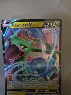 Rayquaza V 100/159 Pokemon TCG Crown Zenith 2021 Holo Ultra Rare Near Mint NM - Image 4
