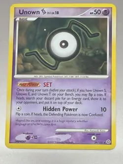POKEMON TCG UNOWN 39/132 SECRET WONDERS REGULAR RARE MINT FROM PACK TO SLEEVE - Image 1