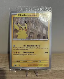 Pokemon TCG Promo Oversized Card - Pikachu at the Museum (Sealed) - UK ⭐ - Image 1