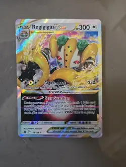 Regigigas VSTAR 114/159 Ultra Rare Holo Pokemon TCG 2023 Crown Zenith NM - Image 1
