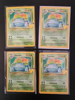 Pokemon Celebrations Venusaur holo NM/M lot of 4 - Image 1