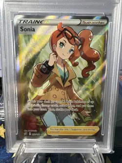 2020 POKEMON SWSH #192 FA / SONIA *REBEL CLASH PSA 10 GEM MINT* - Image 2
