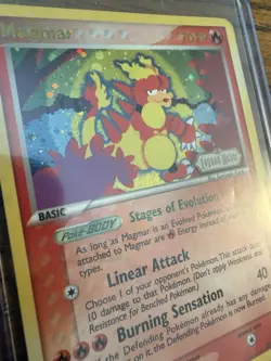 2006 POKEMON EX LEGEND MAKER 21 MAGMAR-REVERSE FOIL - Image 3