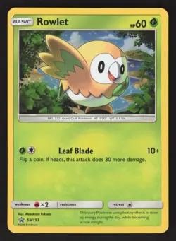 Rowlet SM153 Promo Pokemon SM Promos - Image 1