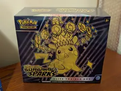 Pokemon Elite Trainer Box Bundle of 3 Surging Sparks Phantasmal & Stellar New - Image 5