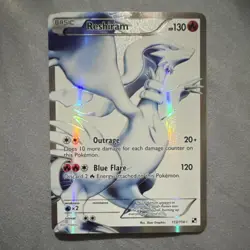 2011 Pokemon TCG Reshiram 113/114 Black & White Full Art Ultra Rare Holo - Image 1