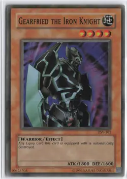 Yugioh - Gearfried the Iron Knight PSV-101 Unlimited - Pharaoh's Servant - Image 1