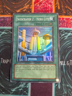 Yu-Gi-Oh! Skyscraper 2 - Hero City STON-EN048 Super Rare Unlimited Near Mint - Image 1