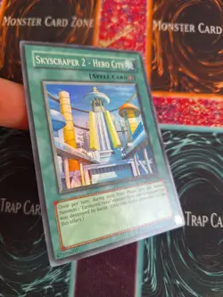 Yu-Gi-Oh! Skyscraper 2 - Hero City STON-EN048 Super Rare Unlimited Near Mint - Image 2