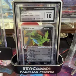 Pokemon Tyranitar EX #111 EX Unseen Forces CGC 10 Gem Mint W/Graded Guard Pop 10 - Image 4