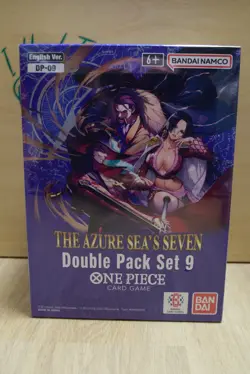 One Piece OP14 The Azure Seas Seven Double Pack Set 9 Display Box SEALED NEW - Image 1